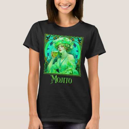 Art Nouveau Mojito T_Shirt