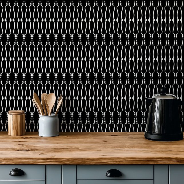 Art nouveau monochromatic pattern ceramic tile (Creator Uploaded)