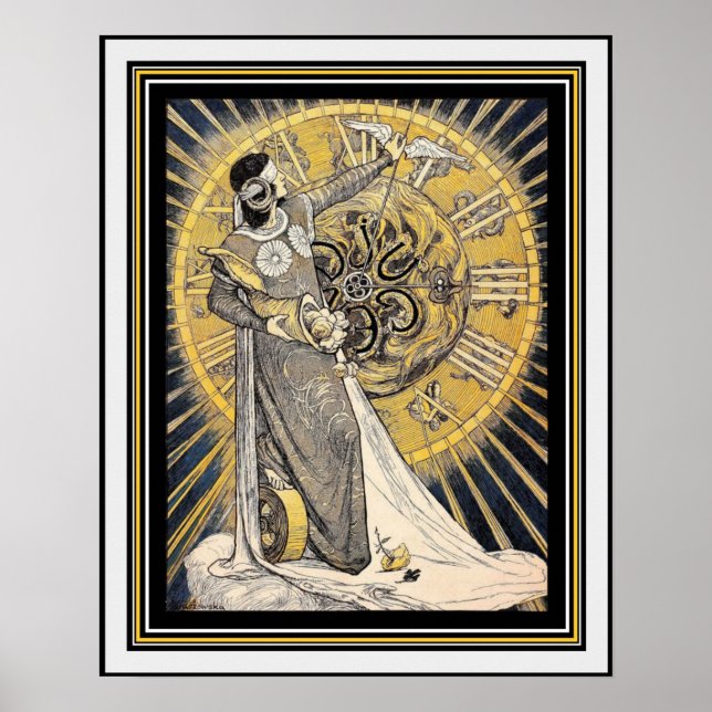 Art Nouveau Mother Nature 16 x 20 Poster (Front)