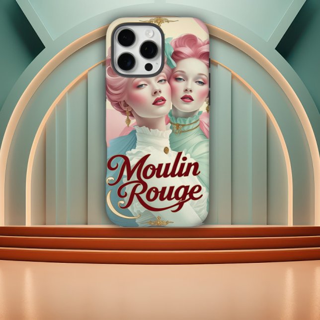Art Nouveau Moulin Rouge Girls Case-Mate iPhone Case (Creator Uploaded)