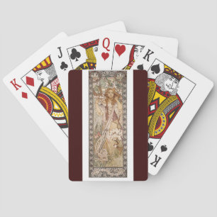 Art Nouveau Mucha Playing Cards