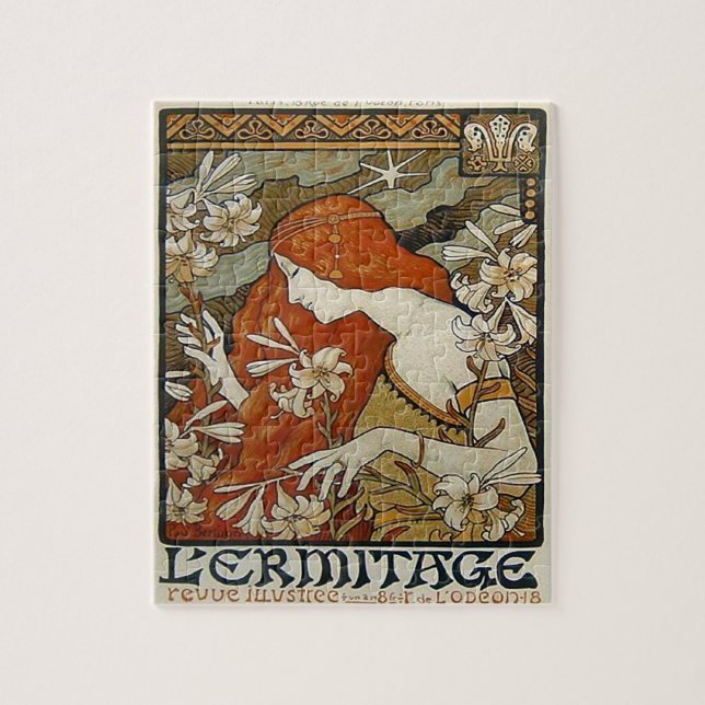 Art Nouveau Mucha Puzzle (Vertical)