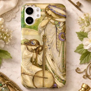 Art Nouveau Music Maidens Vintage Illustration  iPhone 17 Case
