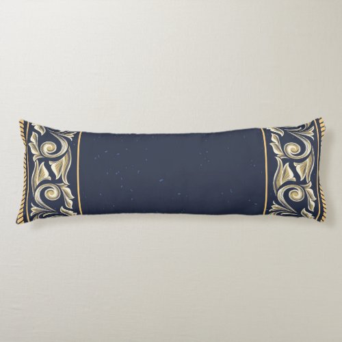 art nouveau navy blue goldantiquebelle poque body pillow