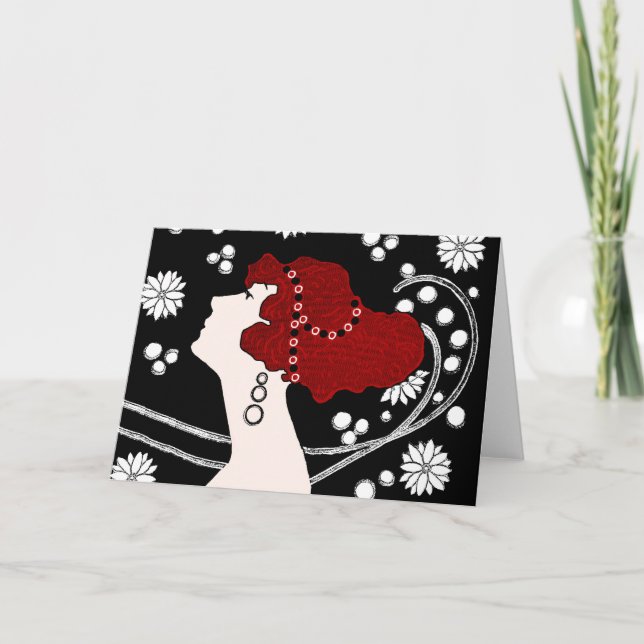 Art Nouveau Notecard (Front)