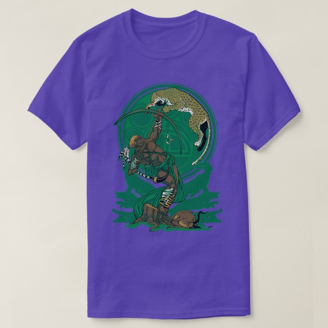 Art Nouveau Oxossi T-Shirt (Design Front)
