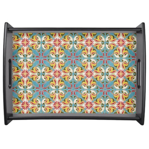 Art Nouveau Pastel Blue Serving Tray