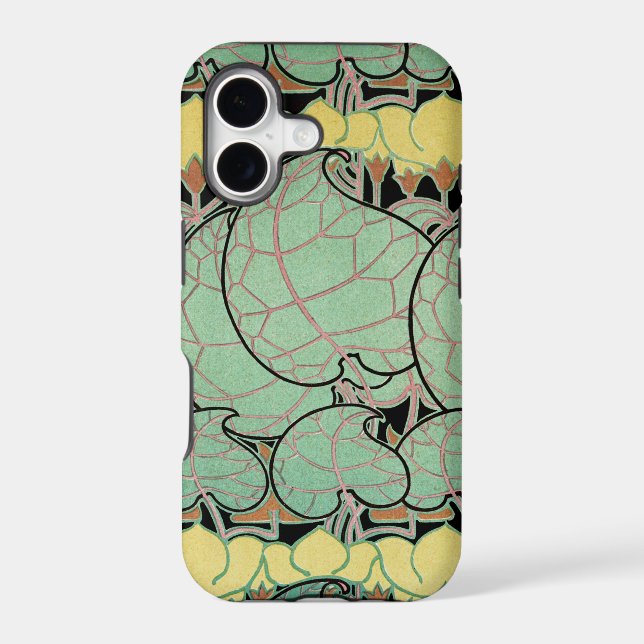 Art Nouveau pattern #10 Iphone Case (Back)
