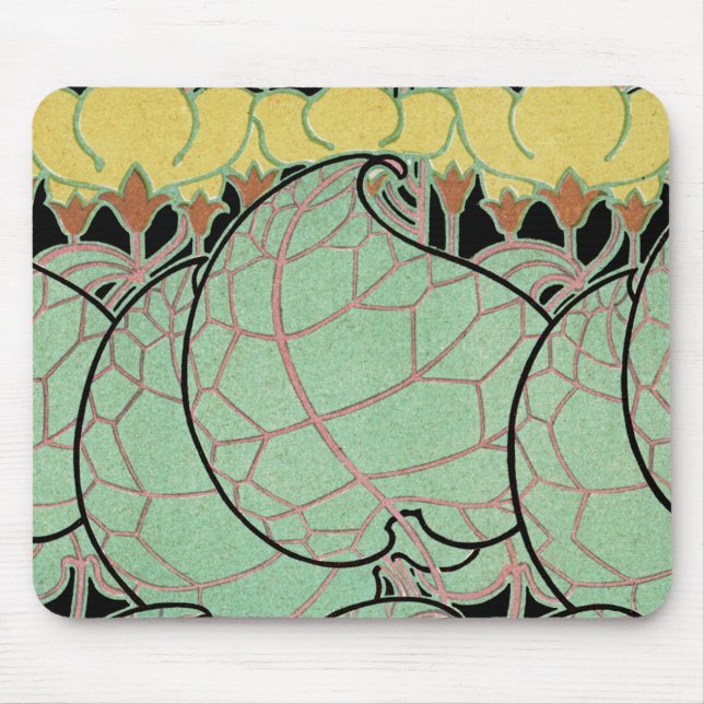 Art Nouveau pattern #10 Mouse Pad (Front)