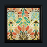 Art Nouveau pattern #11 Gift Box<br><div class="desc">Classic Art Nouveau pattern with flowers</div>