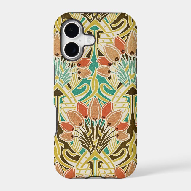 Art Nouveau pattern #11 Iphone Case (Back)