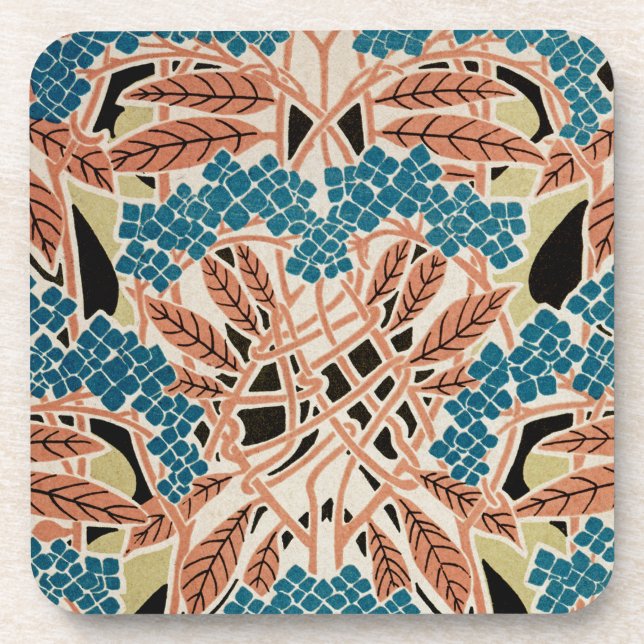 Art Nouveau pattern #12 Coaster (Front)