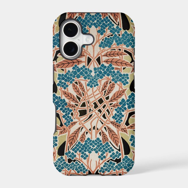 Art Nouveau pattern #12 Iphone Case (Back)