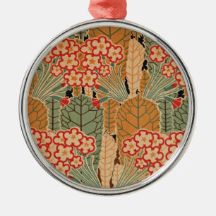 Art Nouveau Pattern #1 at Emporio Moffa Metal Ornament