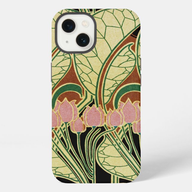 Art Nouveau pattern #1 Iphone Case (Back)