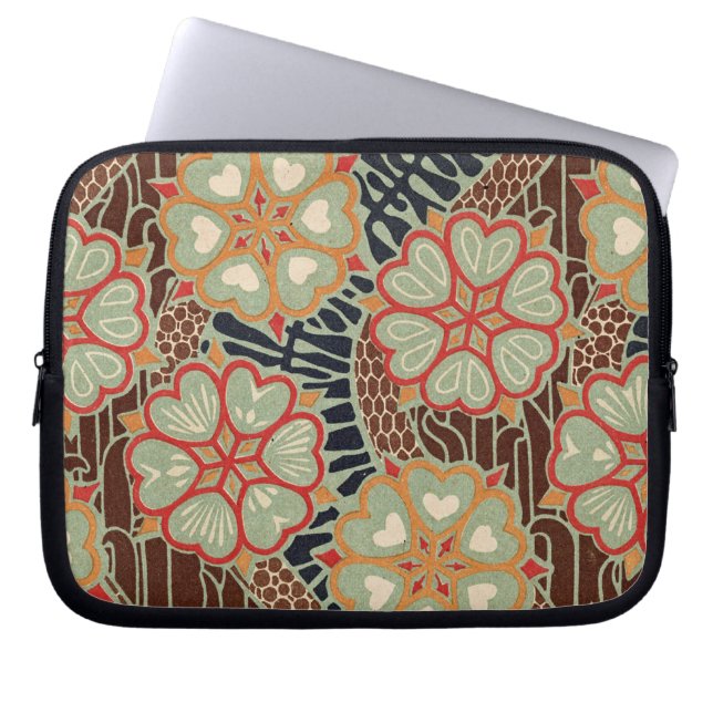 Art Nouveau Pattern #2 at Emporio Moffa Laptop Sleeve (Front)