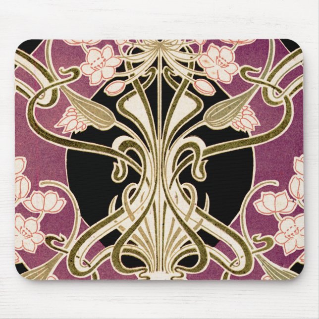 Art Nouveau pattern #2 Mouse Pad (Front)
