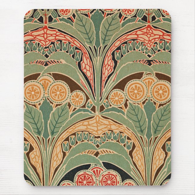 Art Nouveau Pattern #3 at Emporio Moffa Mouse Pad (Front)