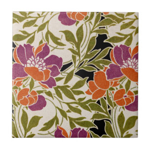 Art Nouveau pattern #3 Ceramic Tile