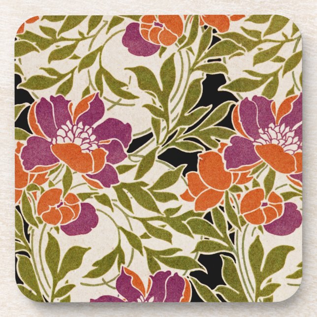 Art Nouveau pattern #3 Drink Coaster (Front)