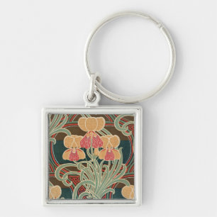 Art Nouveau Pattern #4 at Emporio Moffa Keychain