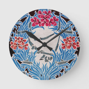 Art Nouveau pattern #6 Round Clock