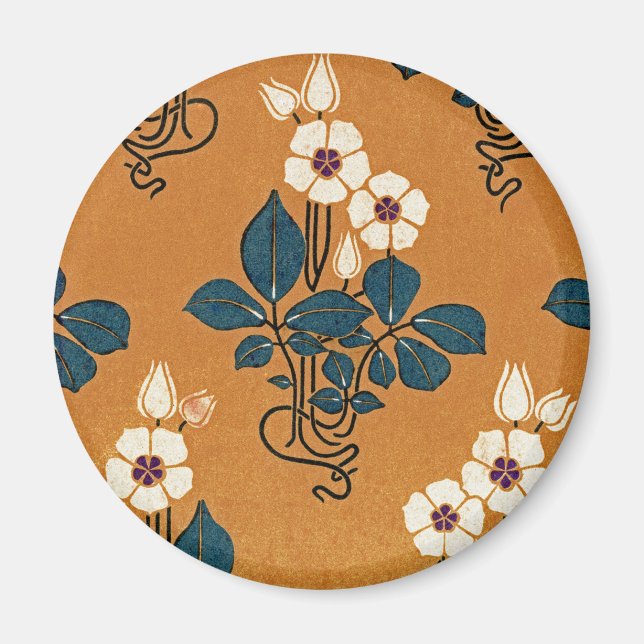 Art Nouveau pattern #7 Magnet (Front)