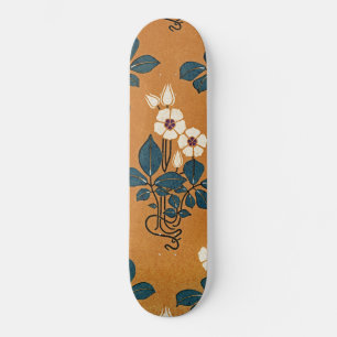 Art Nouveau pattern #7 Skateboard Deck