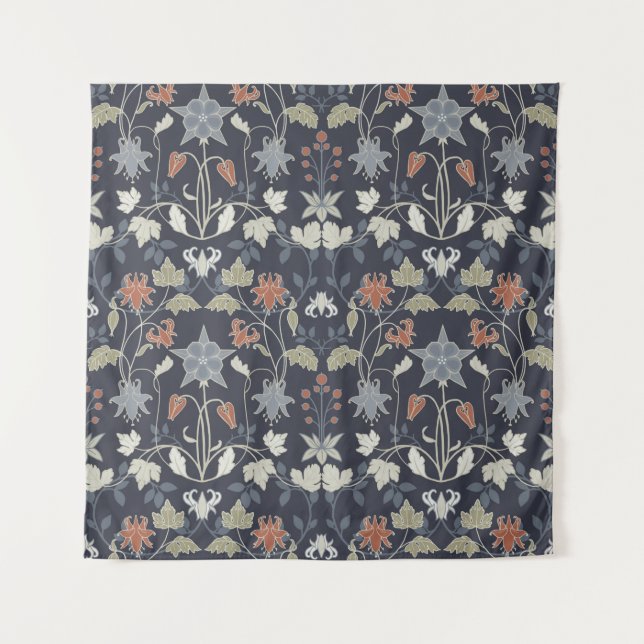 art nouveau pattern. Art Nouveau. aquilia flower Tapestry (Front)
