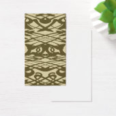 Art Nouveau Pattern in Beige and Brown. (Desk)