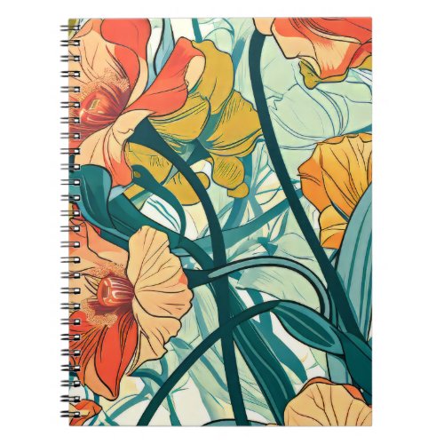Art Nouveau Pattern Notebook