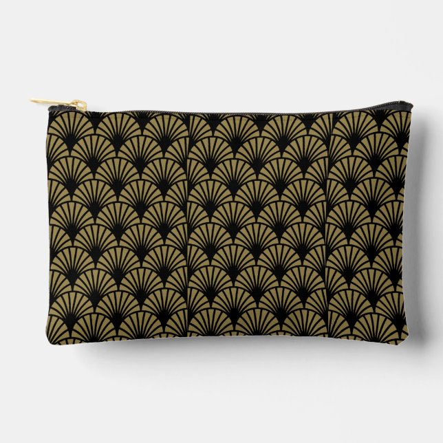 Art Nouveau Pattern Print Accessory Pouch (Front)