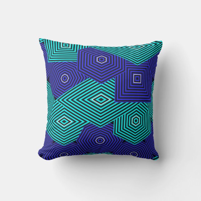 Art Nouveau Pattern  Throw Pillow (Front)