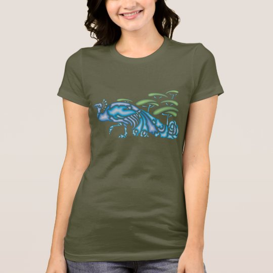 Art Nouveau Peacock #2 T-Shirt