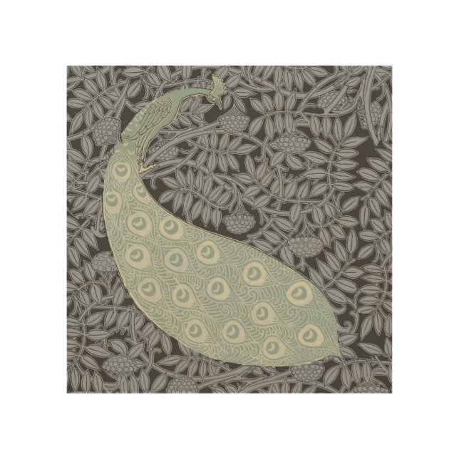 Art Nouveau Peacock Classic Vintage Bird (Front)