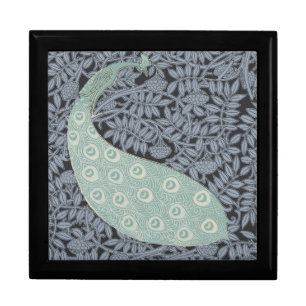 Art Nouveau Peacock Classic Vintage Bird Gift Box