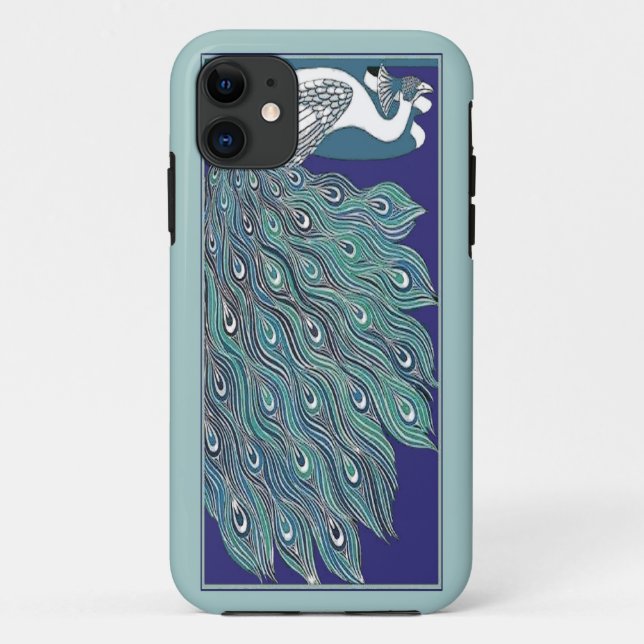Art Nouveau Peacock iPhone5 Case Mate (Back)
