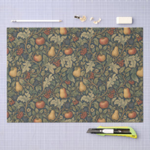 Art Nouveau Pears Apples & Berries Floral Pattern Tissue Paper