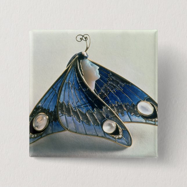 Art Nouveau pendant in the form a butterfly, c.190 Button (Front)