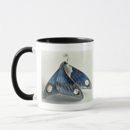 Art Nouveau pendant in the form a butterfly c190 Mug