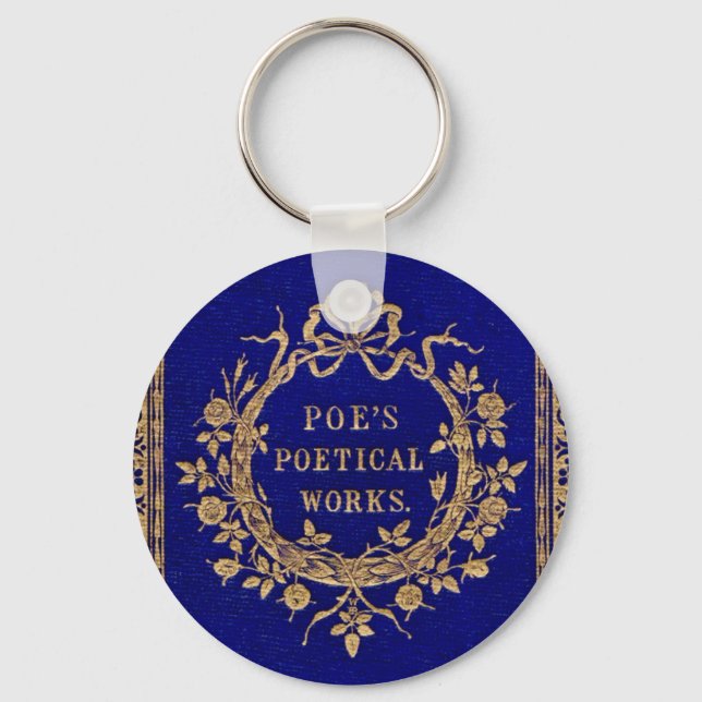 Art Nouveau Poe Keychain (Front)