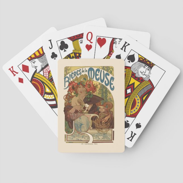Art Nouveau Poker Cards (Back)