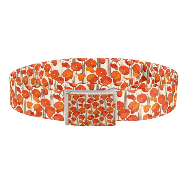 Art Nouveau Poppies Belt (Coil)