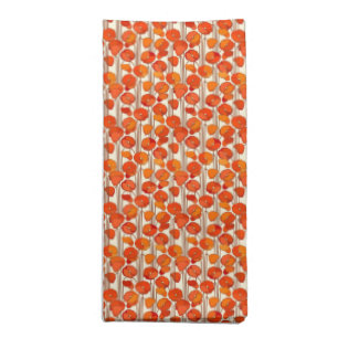 Art Nouveau Poppies Cloth Napkins
