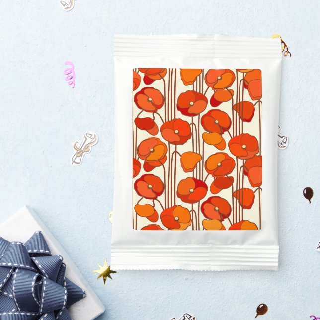 Art Nouveau Poppies Drink Mix (Packets)