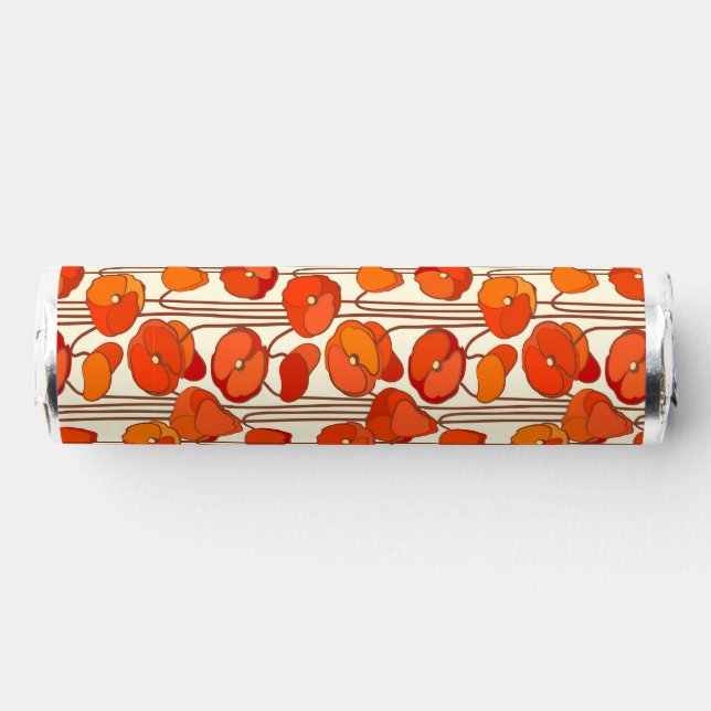 Art Nouveau Poppies Mints #2 (Front)