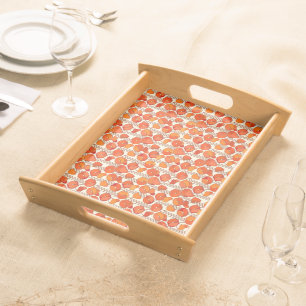 Art Nouveau Poppies Tray