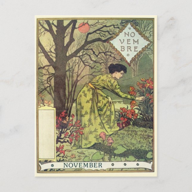 Art Nouveau Postcard (Front)