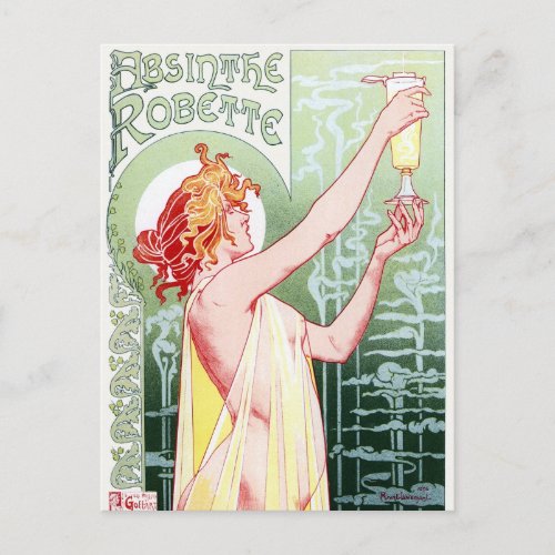 Art Nouveau Poster Postcard