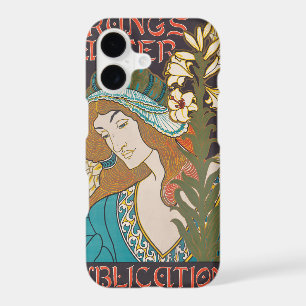 Art Nouveau Prang's Easter Winged Woman Lily Art iPhone 17 Case